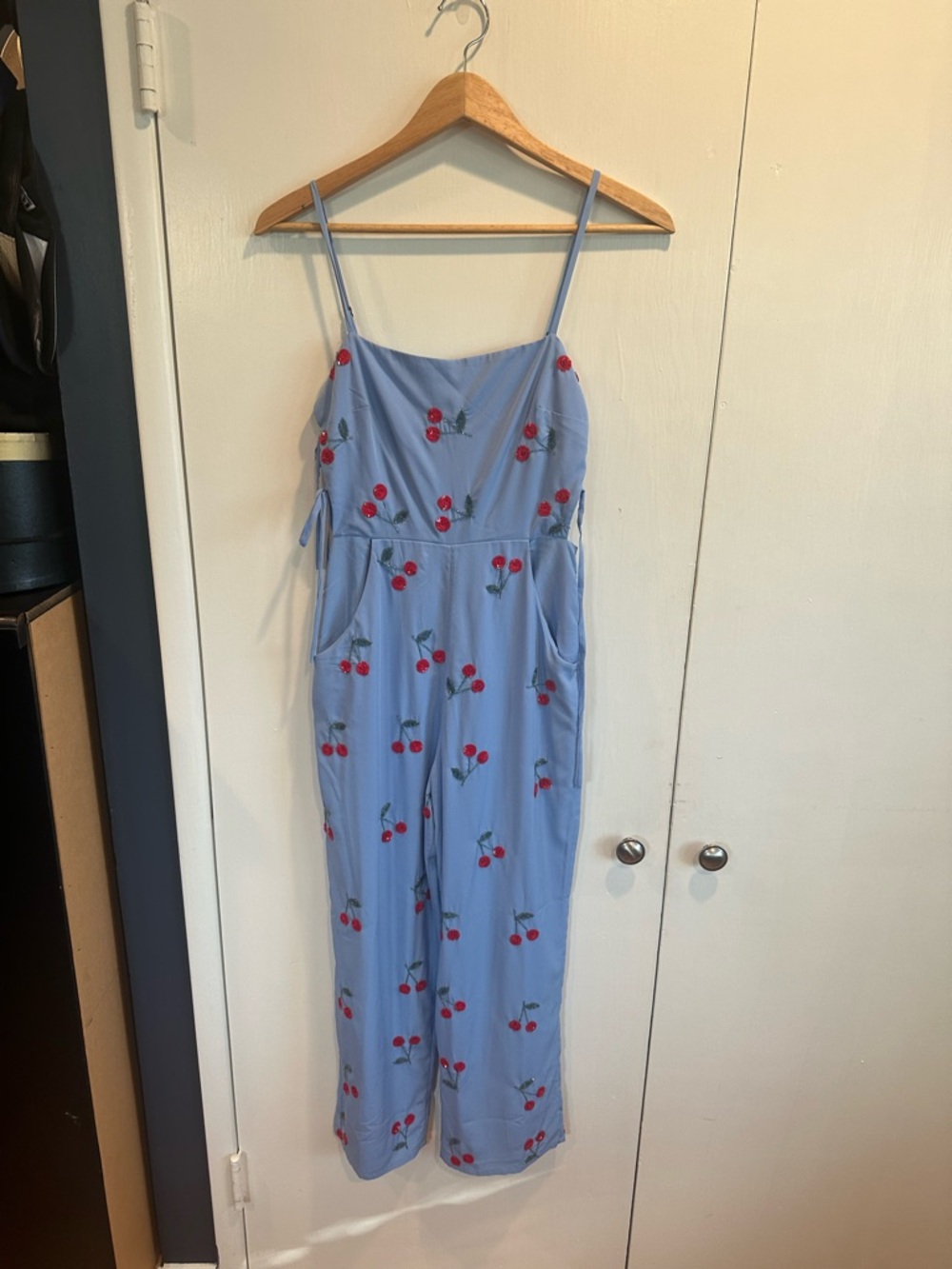 Lovers + Friends Powder Blue Dress with Spaghetti Straps